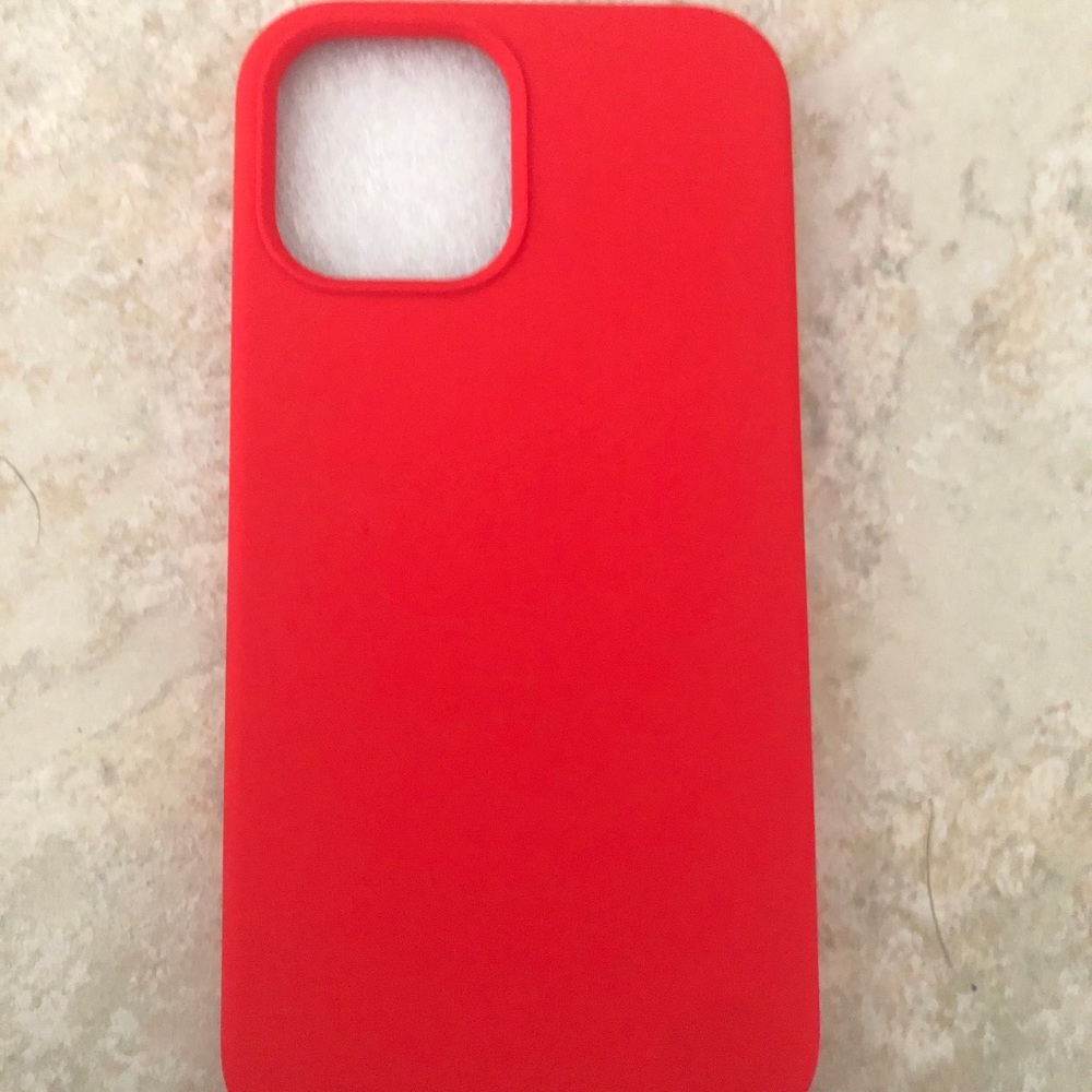 Red iPhone 12 case